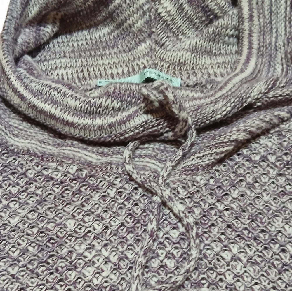 Maurices Women's Size Small Heathered Gray Cowl Neck Sweater